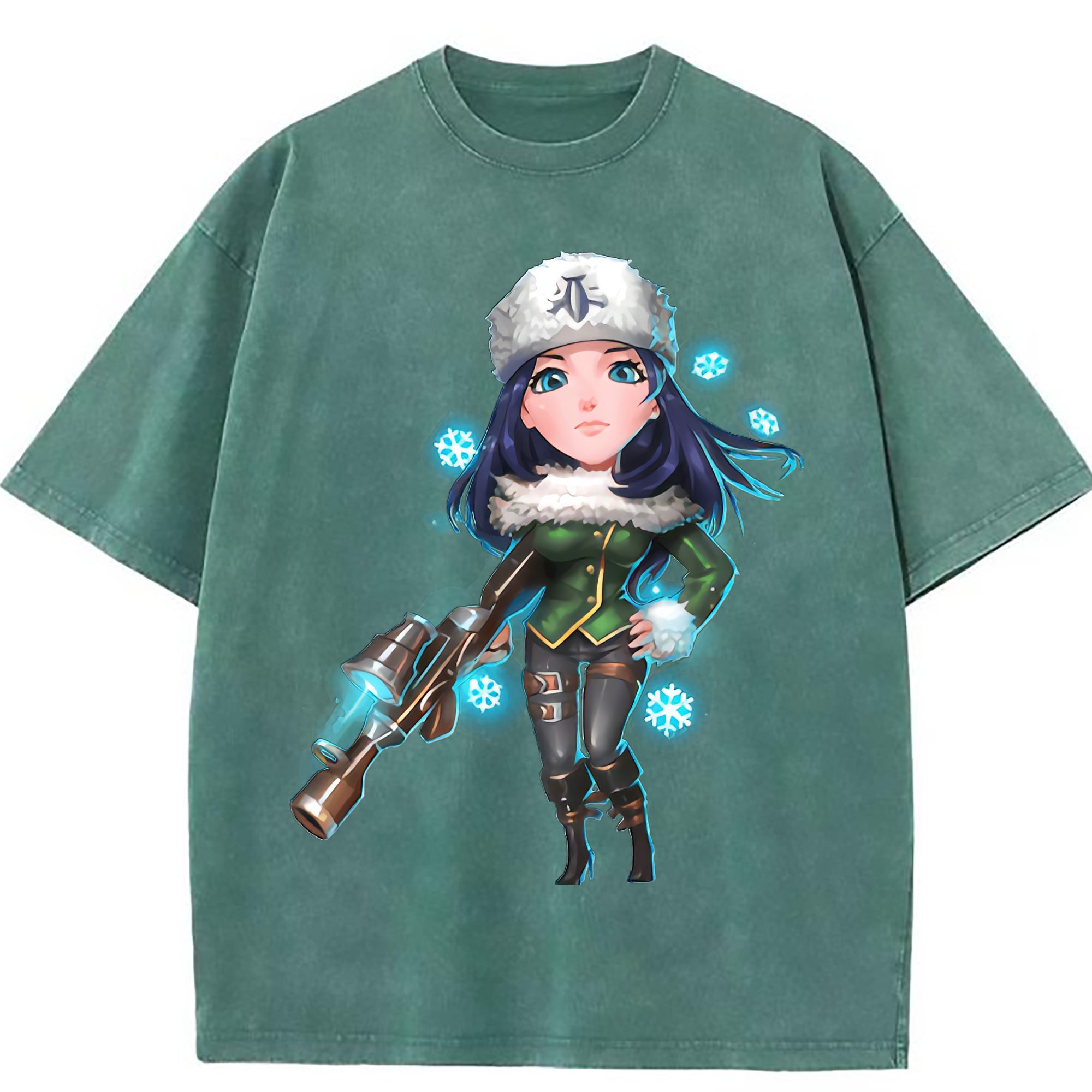 （画像用） リーグ・オブ・レジェンド League of Legends LOL 綿100% ヴィンテージ風 半袖Tシャツ（フロントプリント）
